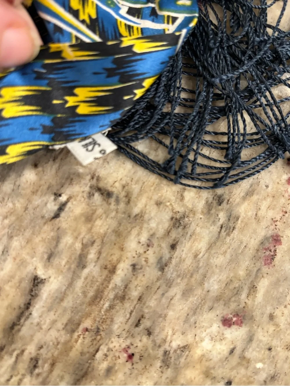 Los Angeles 100% Silk Rams Blue & Yellow Team Scarf